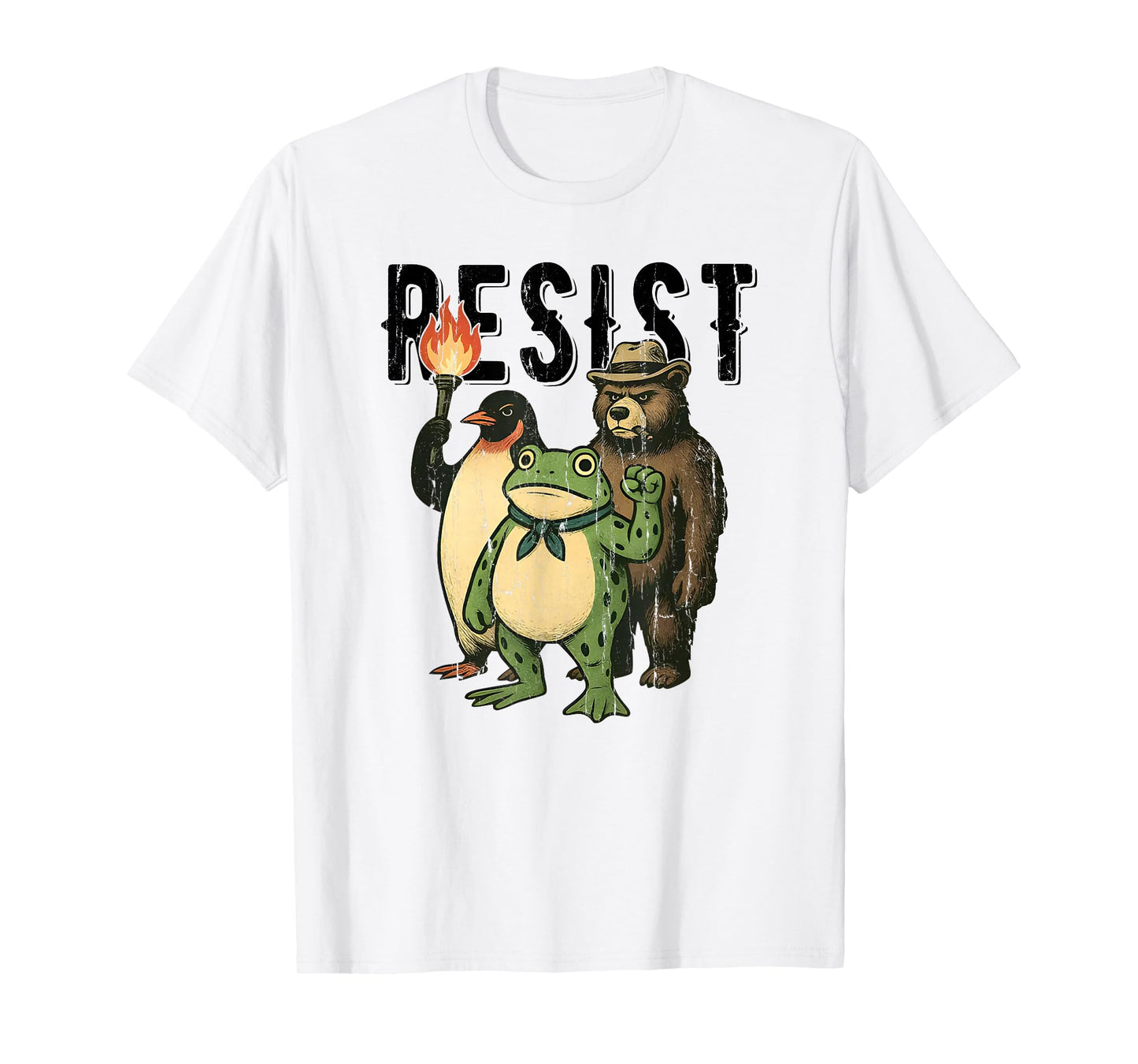 Resist Frog and Friends, Social Justice T-Shirt