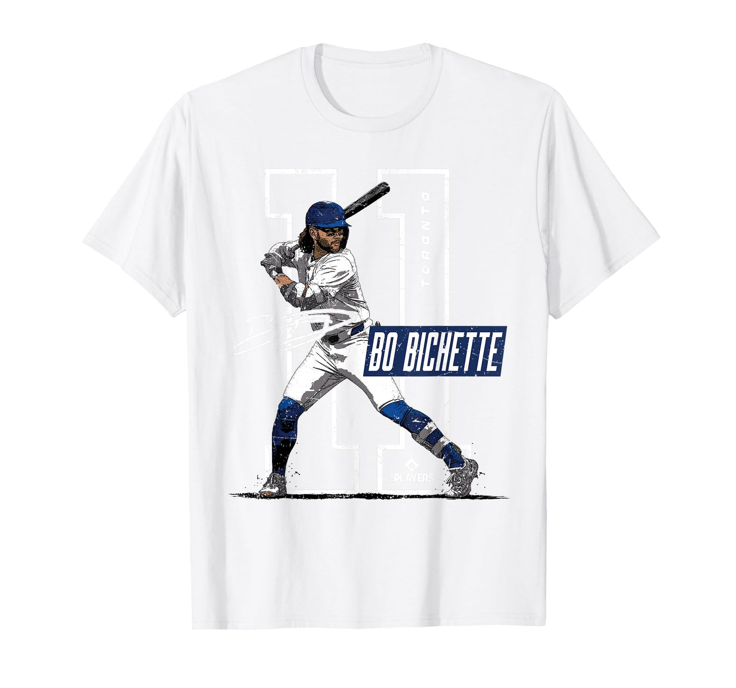 License Champs | Bo Bichette Toronto Blue Unisex-Kids Baseball Fan T-Shirt