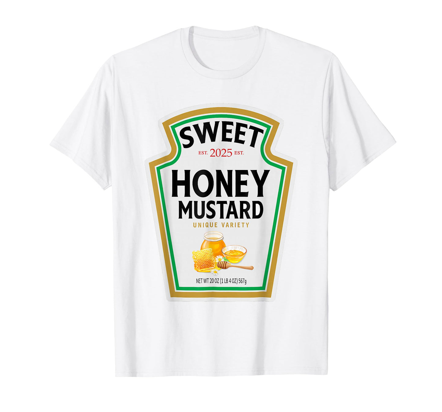 Sweet Honey Mustard Funny DIY Halloween Costume Matching T-Shirt