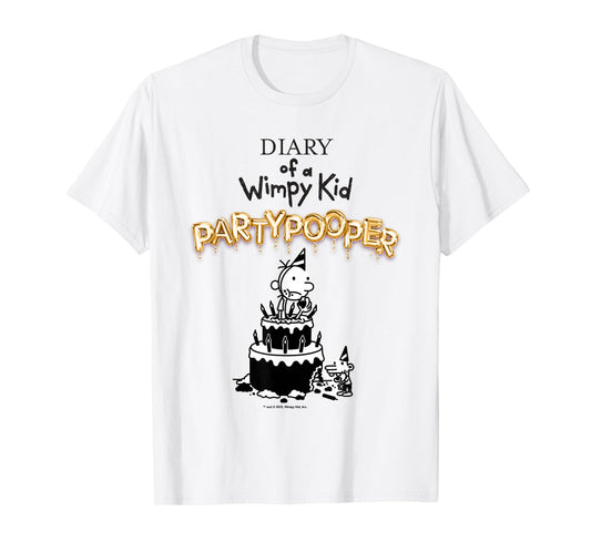 Diary of a Wimpy Kid Party Pooper Cover T-Shirt