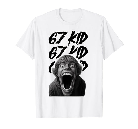 67 Kid GIF, Mason 6-7, Slang Kids Meme six Seven brainrot T-Shirt