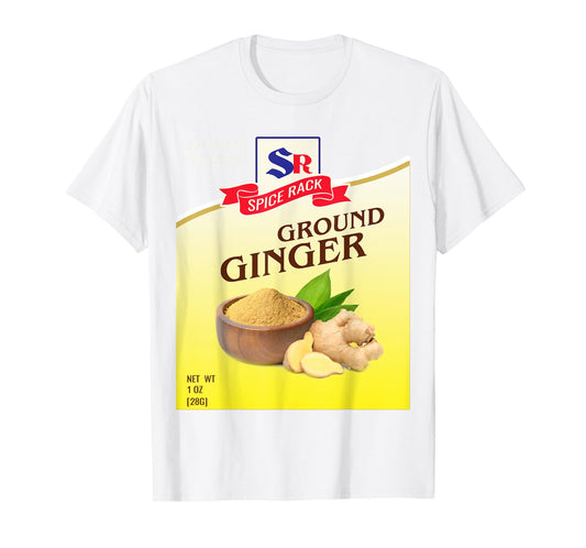 Ground Ginger Halloween Costume Unique Fun Foodie T-Shirt