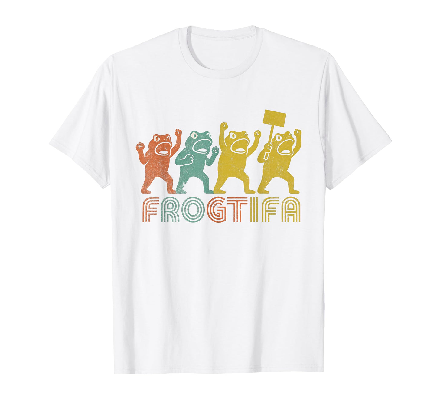 Ribbit Against The Machine Funny Portland Frog Resist T-Shirt
