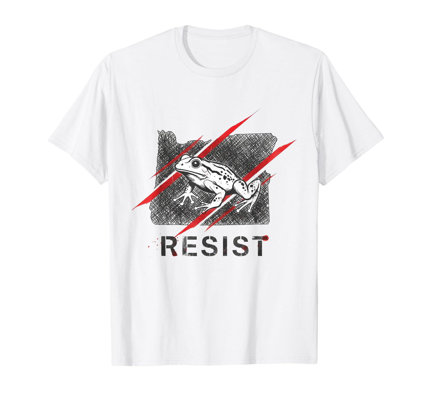 Portland Frog Protest Shirt Funny Portland Frog T-Shirt