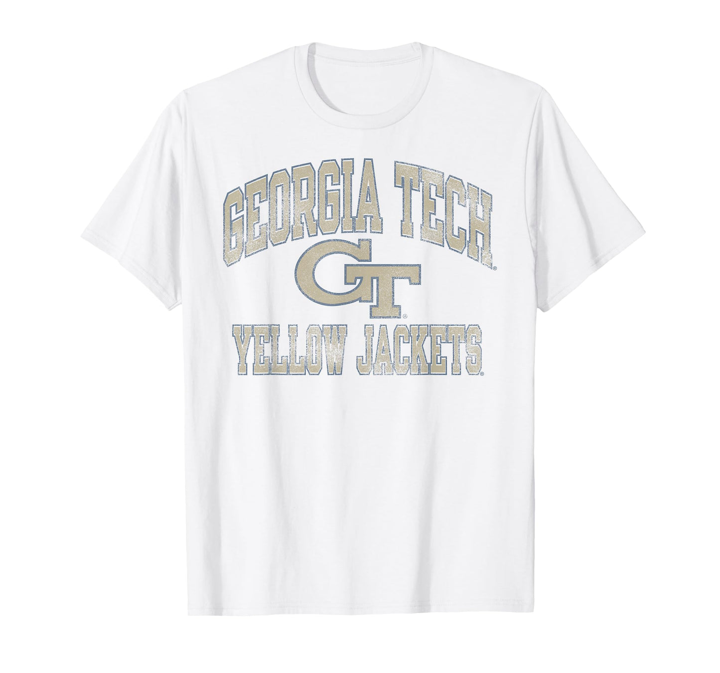 Georgia Tech Yellow Jackets Vintage Worn Gray T-Shirt