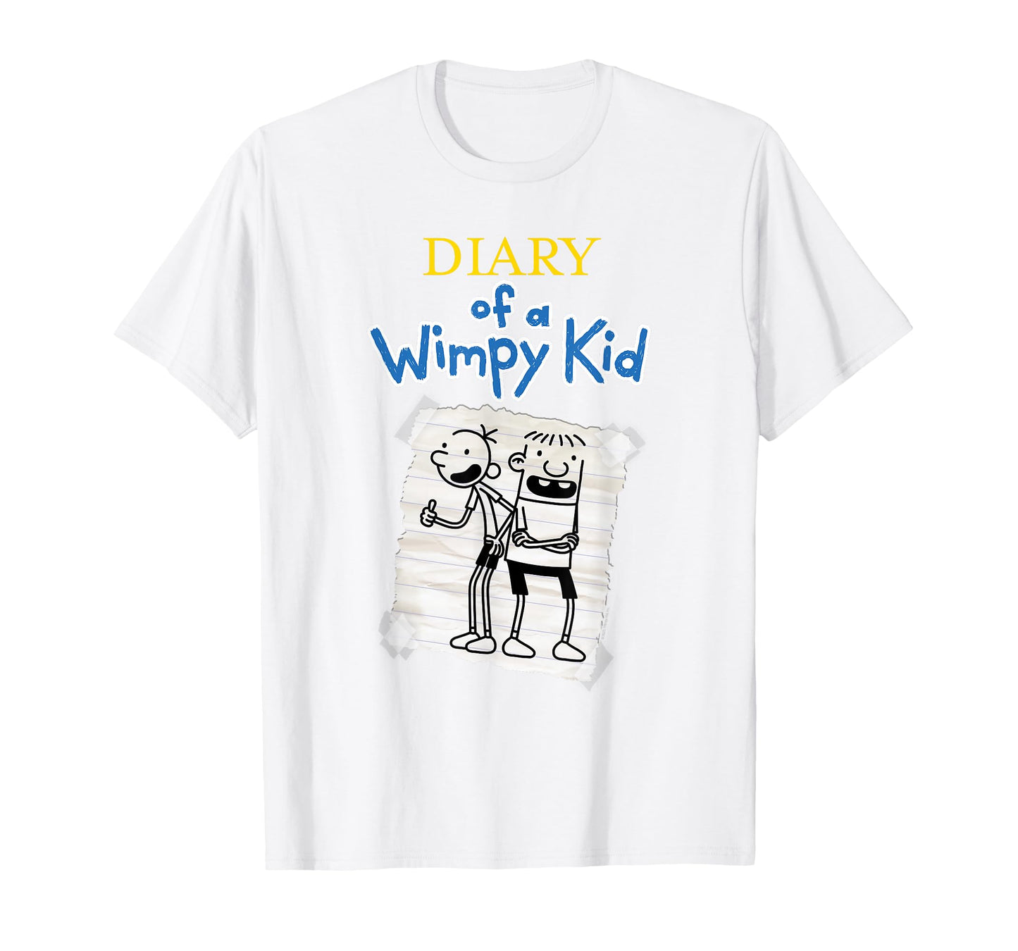 Diary of a Wimpy Kid Best Friends Sketch with Logo Funny T-Shirt