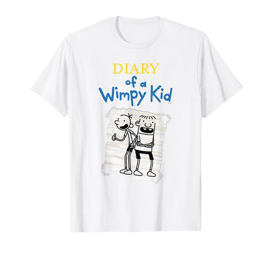 Diary of a Wimpy Kid Best Friends Sketch with Logo Funny T-Shirt