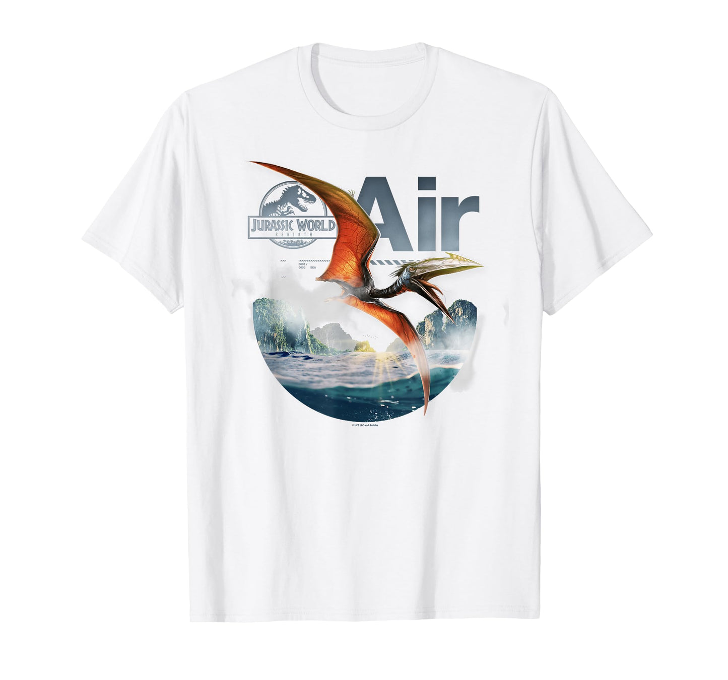 Jurassic World Rebirth Quetzalcoatlus Air Dinosaur T-Shirt