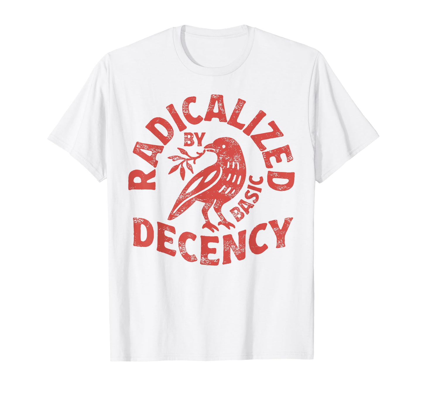 Radicalized by Basic Decency Resist Boho Floral Women T-Shirt