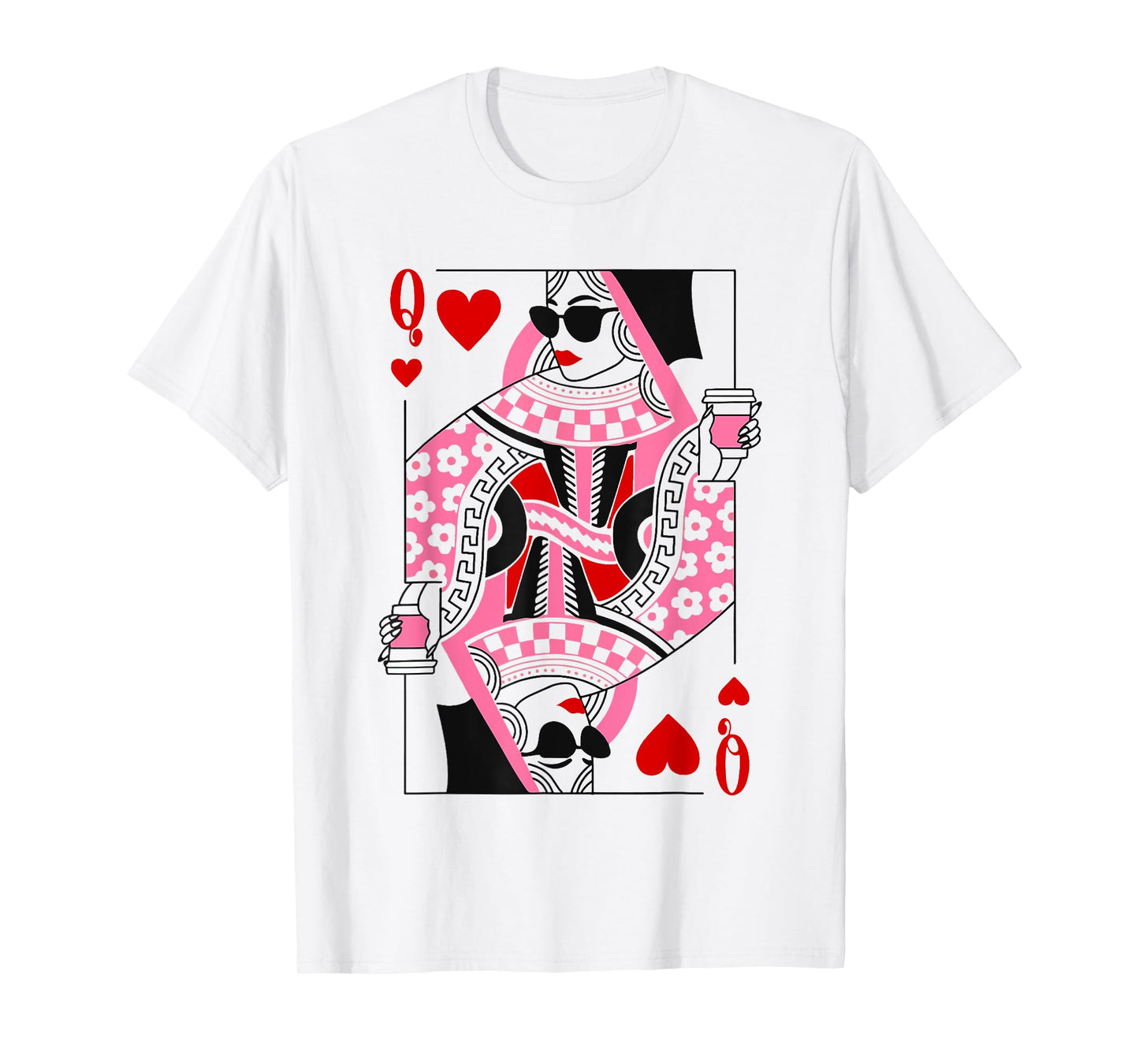 Queen of Hearts Coffee Lover T-Shirt