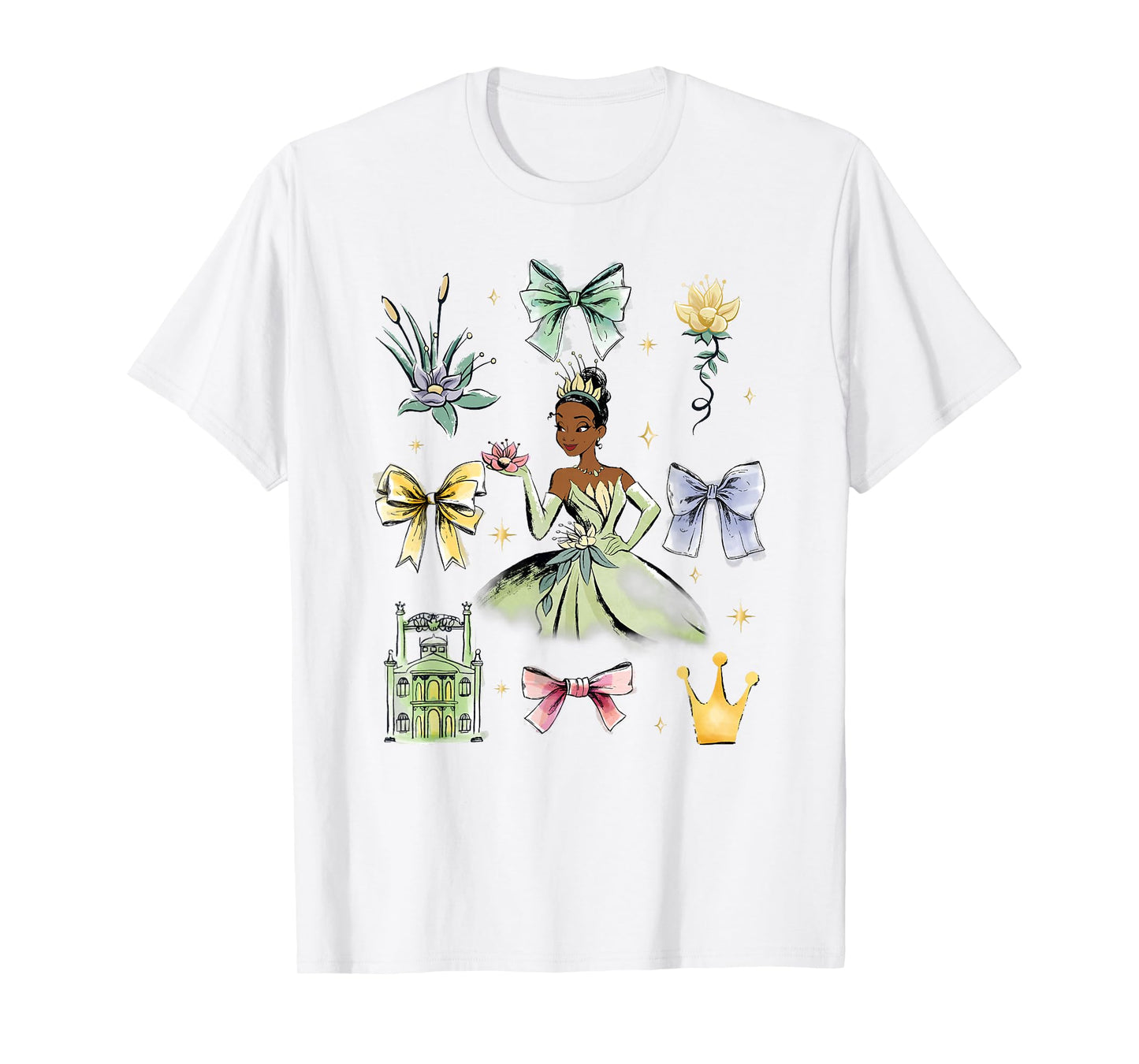 Disney The Princess and the Frog Tiana Watercolor Essentials T-Shirt