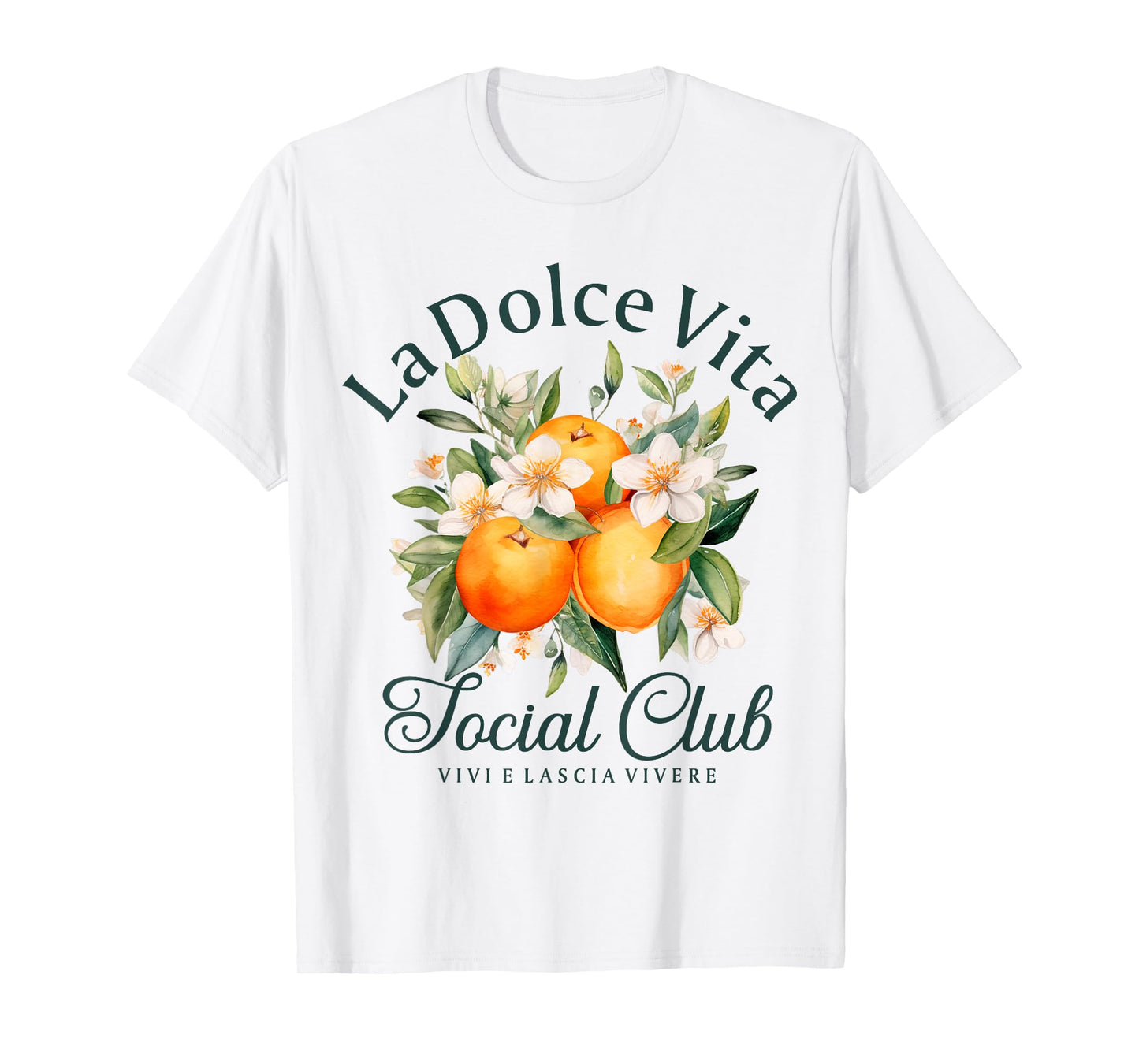 Italy La Dolce Vita Social Club Italian Summer T-Shirt