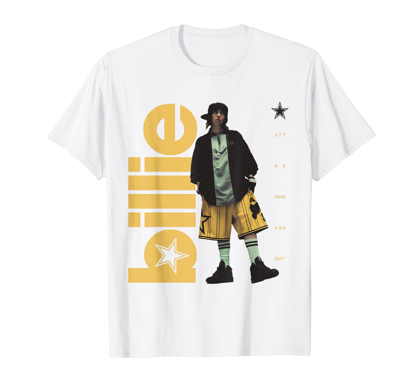 Official Billie Eilish HIT ME HARD AND SOFT Standing Photo T-Shirt
