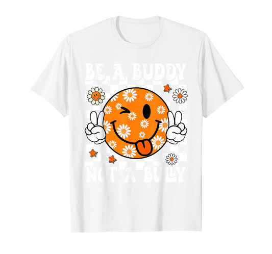 Anti Bullying Be A Buddy Unity Day Funny Orange Boys Girls T-Shirt