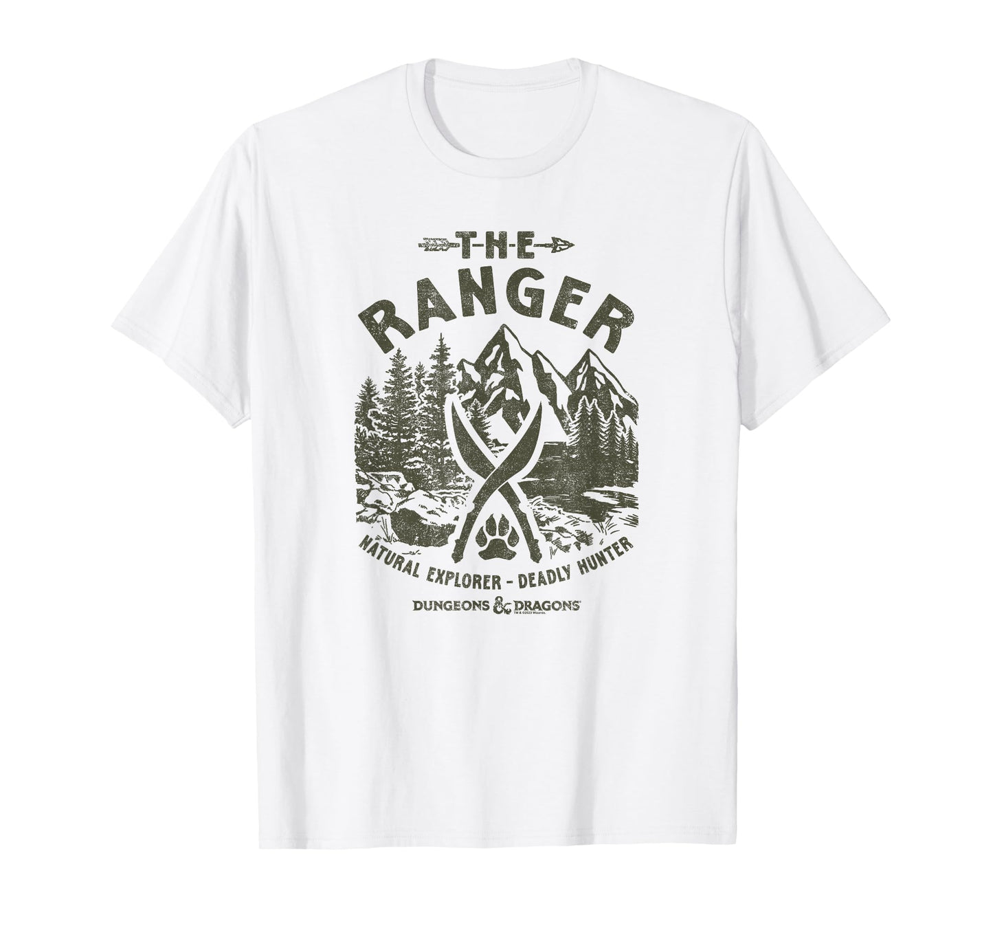 Dungeons & Dragons The Ranger Character Traits V2 T-Shirt