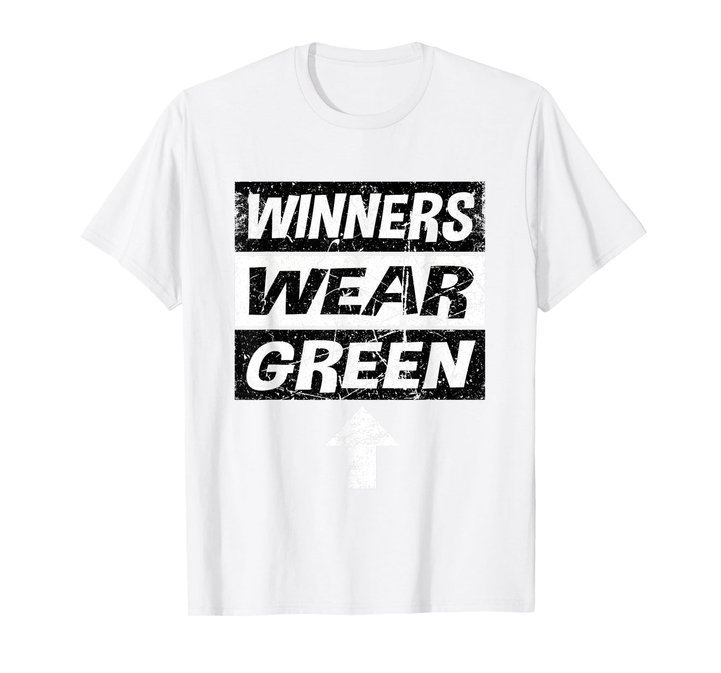 Retro Winners Wear Green Team Spirit Week Shirt Game T-Shirt