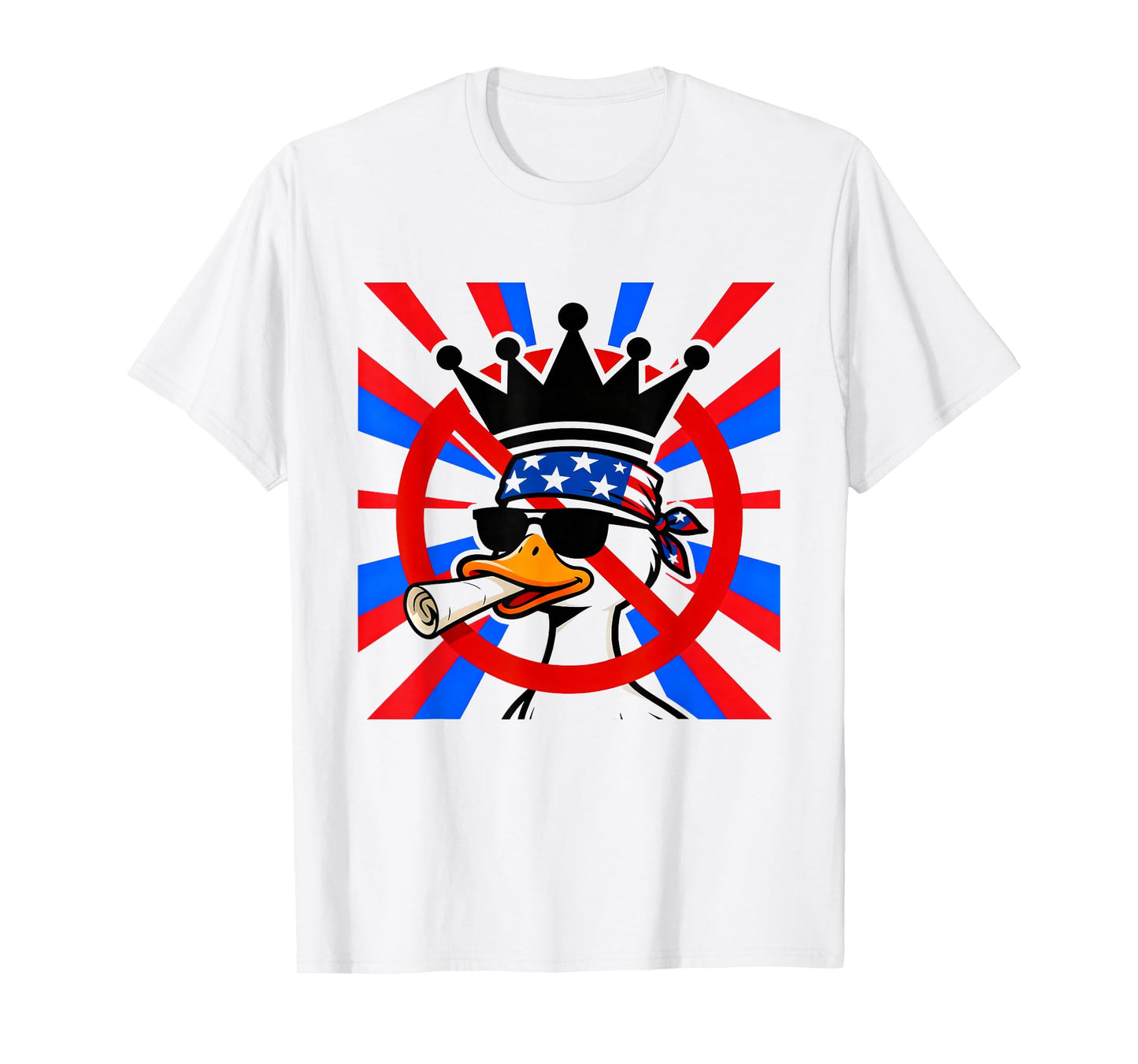 Crown Duck No Kings in America T-Shirt