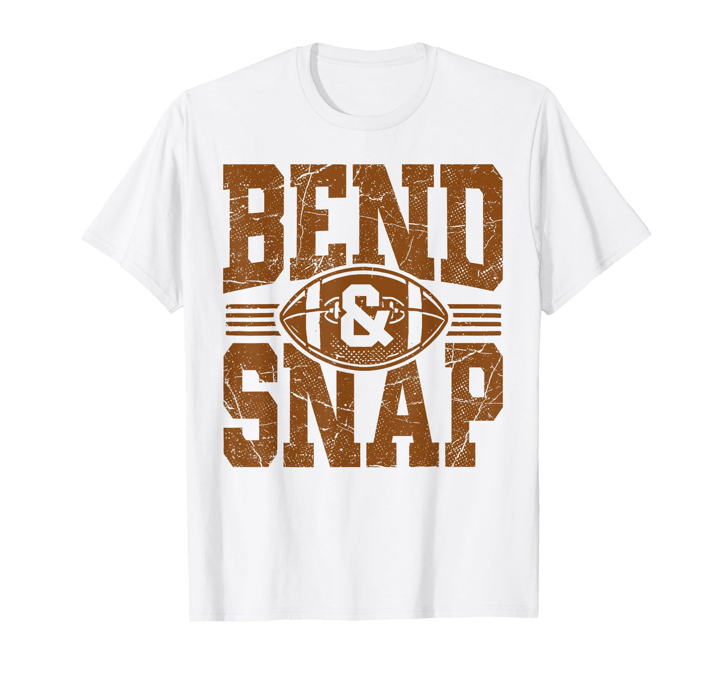 Bend and Snap Football Game Day Touchdown Season T-Shirt