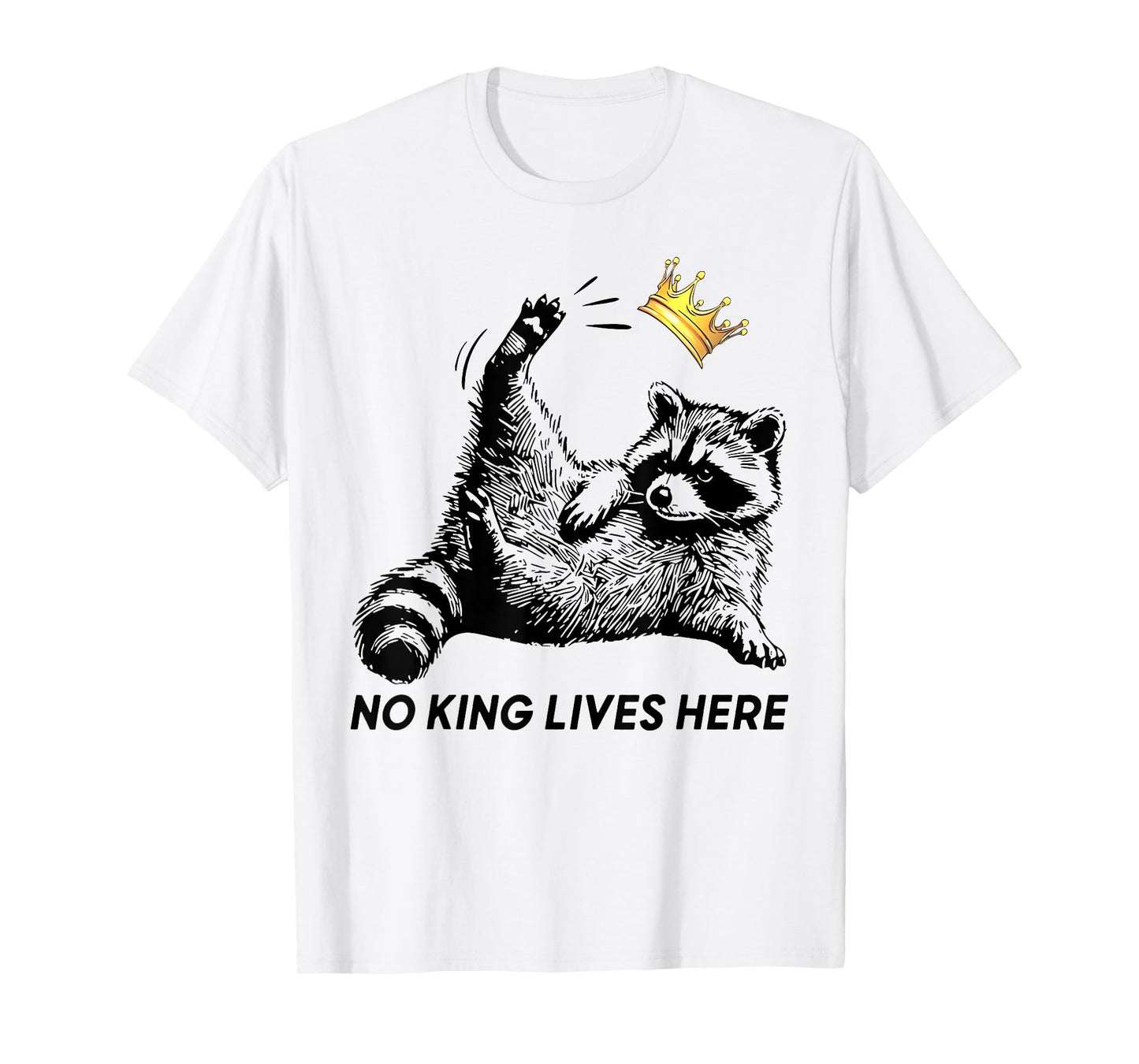 No King Lives Here No Kings in America Men Women T-Shirt