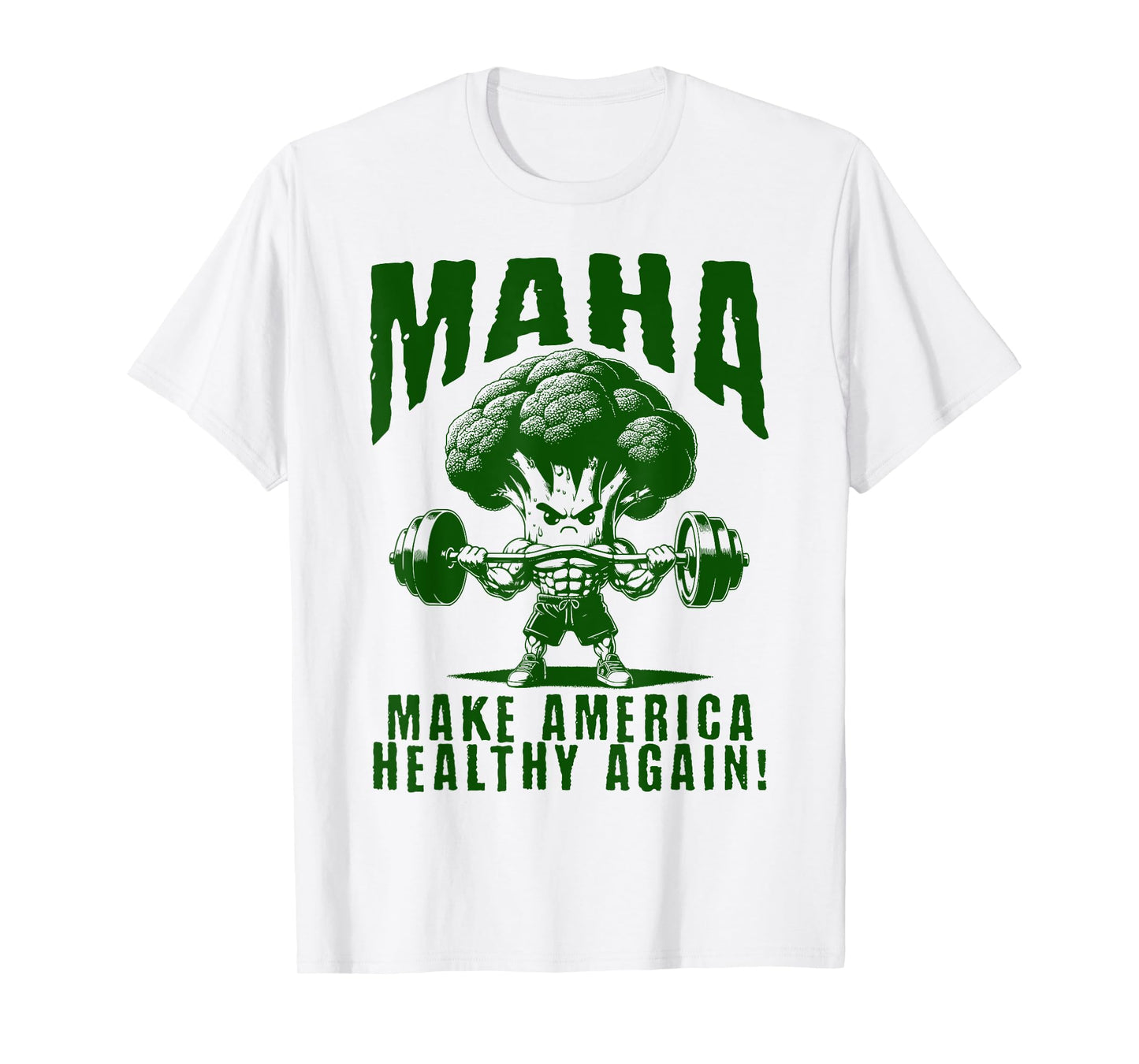 Make America Healthy Again MAHA Eat Vegetables Eat Meat Gym T-Shirt