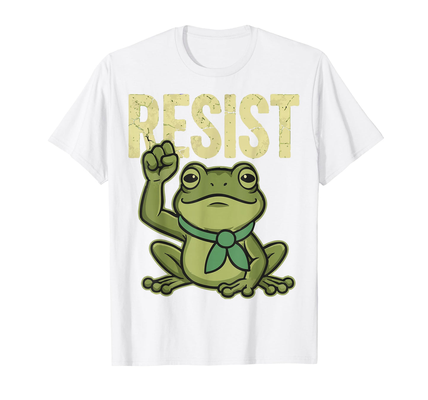 Frogs Against Fascism -Cute and Funny Frog Design T-Shirt