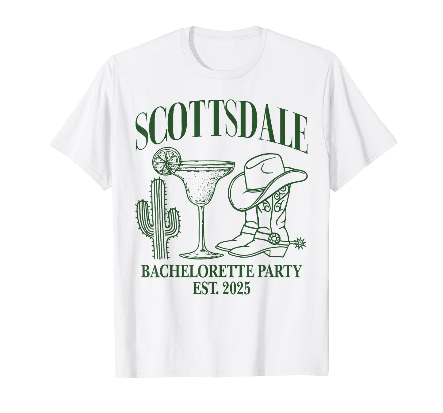 Scottsdale Bach Club Desert Bachelorette 2025 Bride Squad T-Shirt