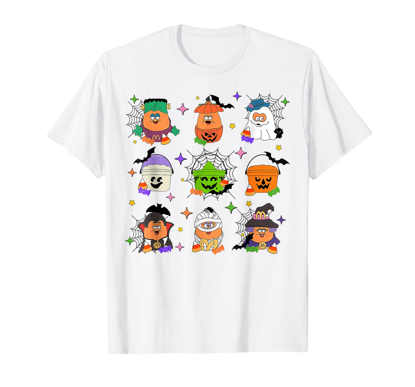 Spooky Nuggets Meal Bucket Halloween Chicken Nuggets T-Shirt