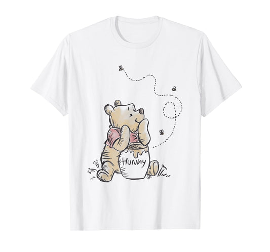 Disney Winnie The Pooh Classic Hunny Sketch T-Shirt