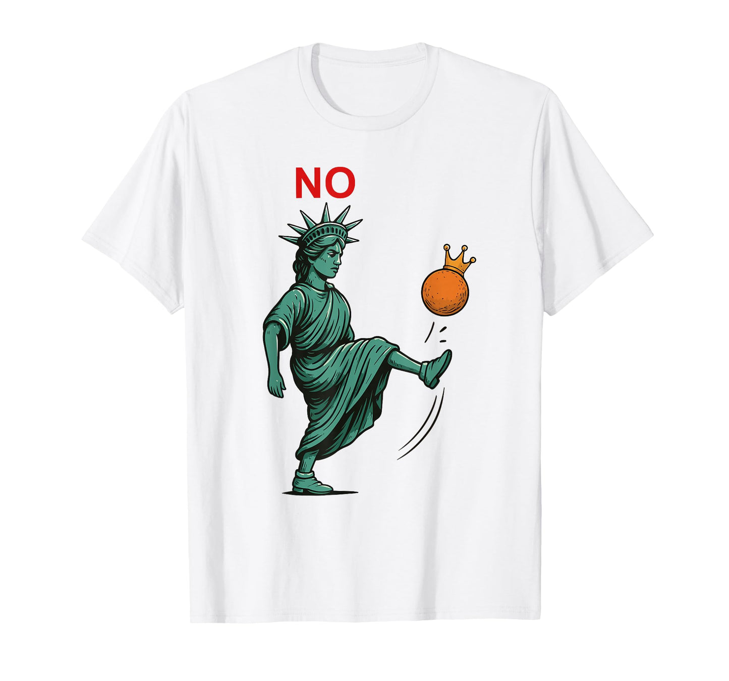 No Kings in America Statue of Liberty 1776 October 18 T-Shirt