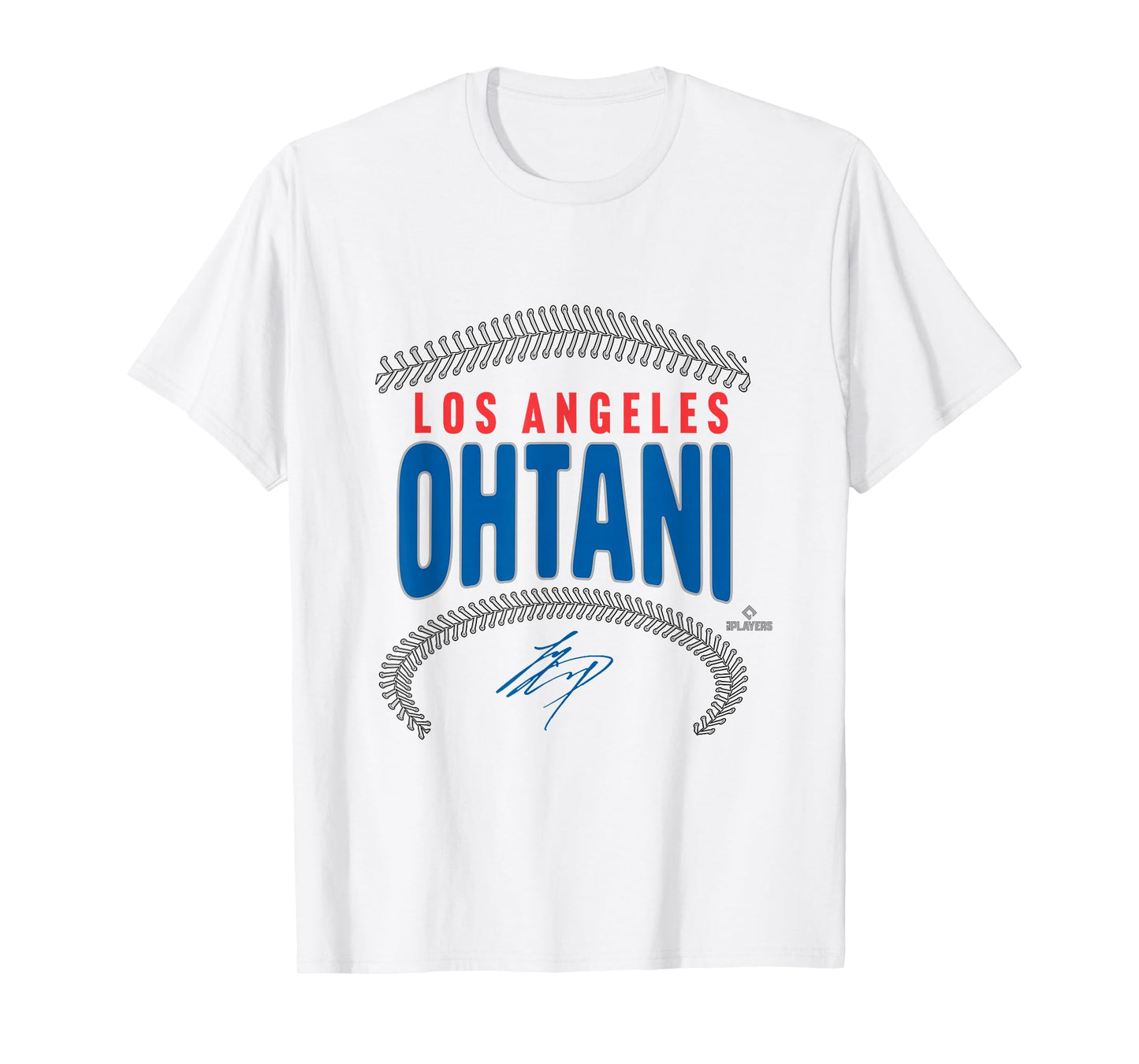Shohei Ohtani Los Angeles Name & Number (Front & Back) MLBPA T-Shirt