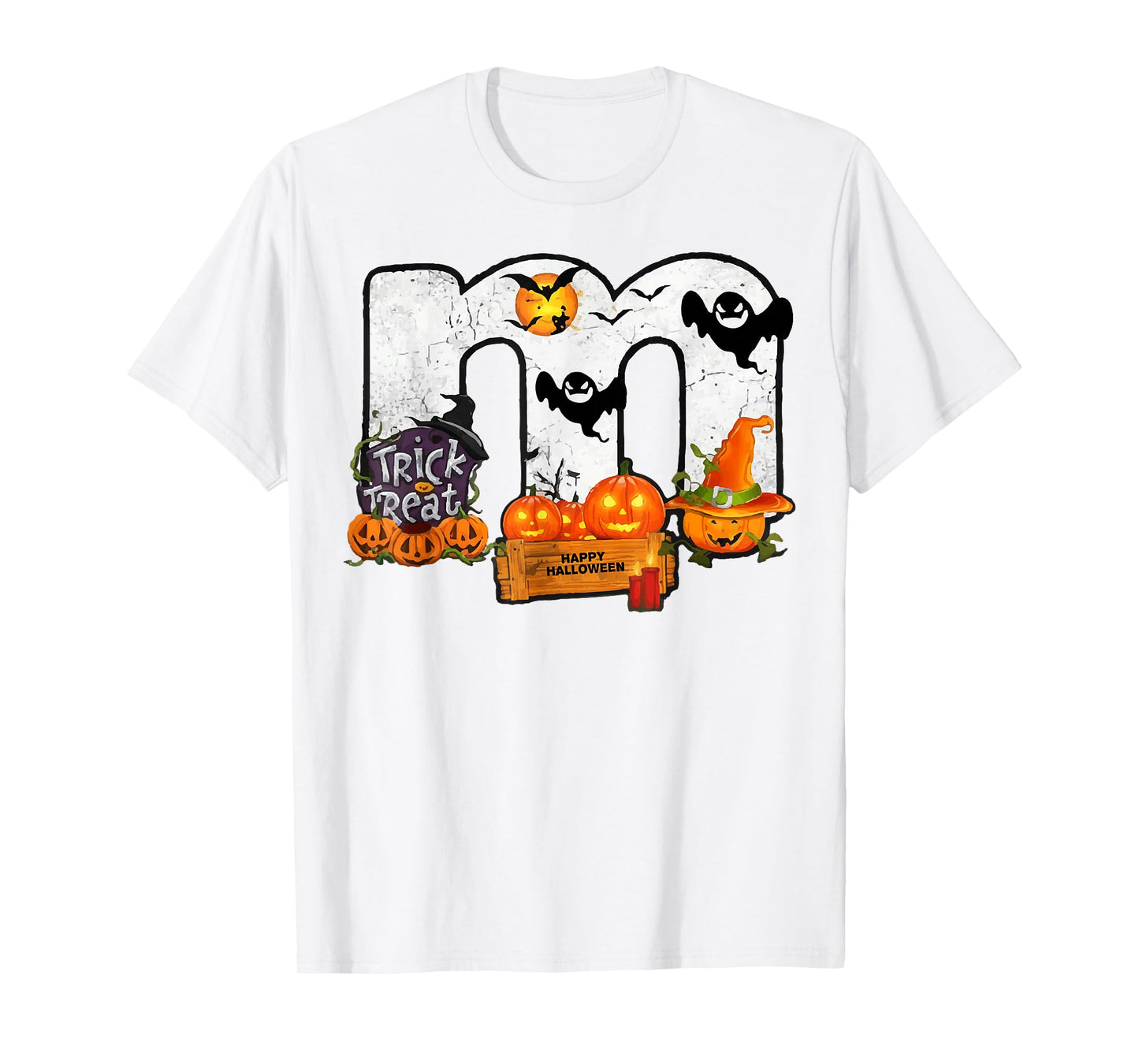 M Chocolate Candy Halloween Team Costume Party T-Shirt