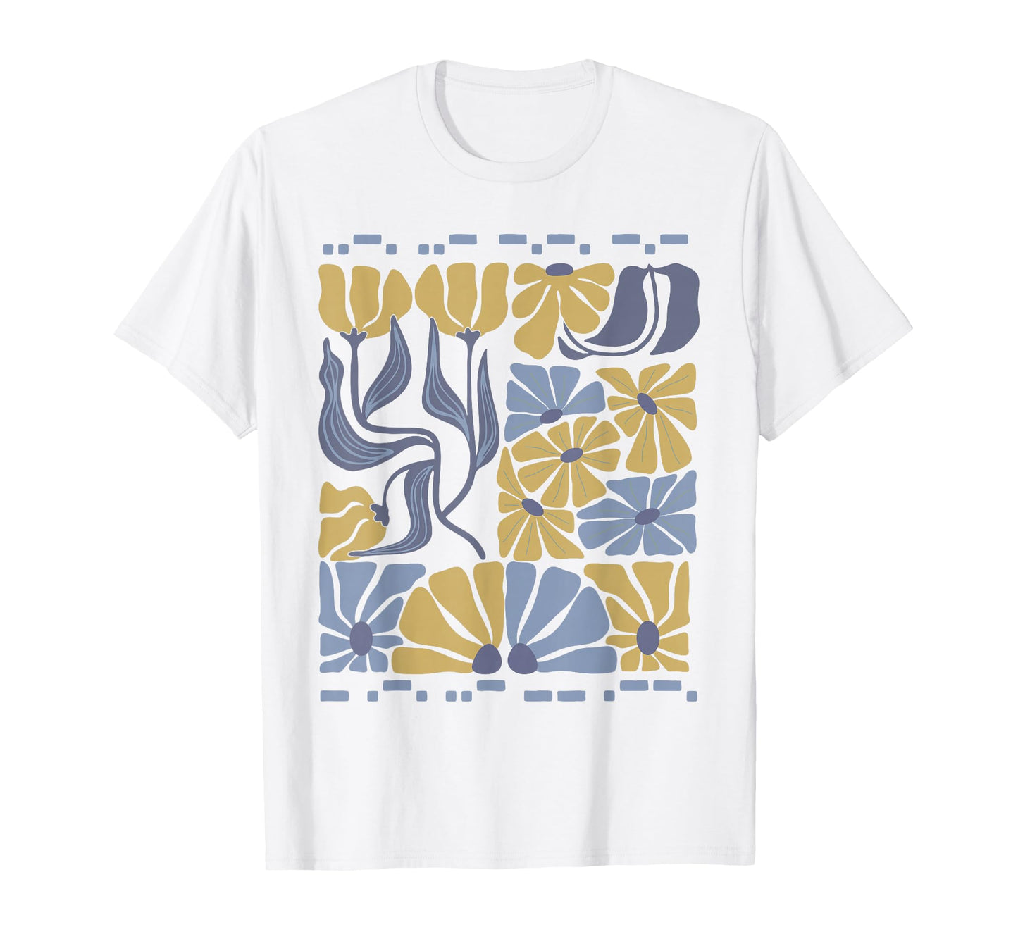Morse Code 8647 Subtle Anti Trump 86 47 Floral Boho Style T-Shirt