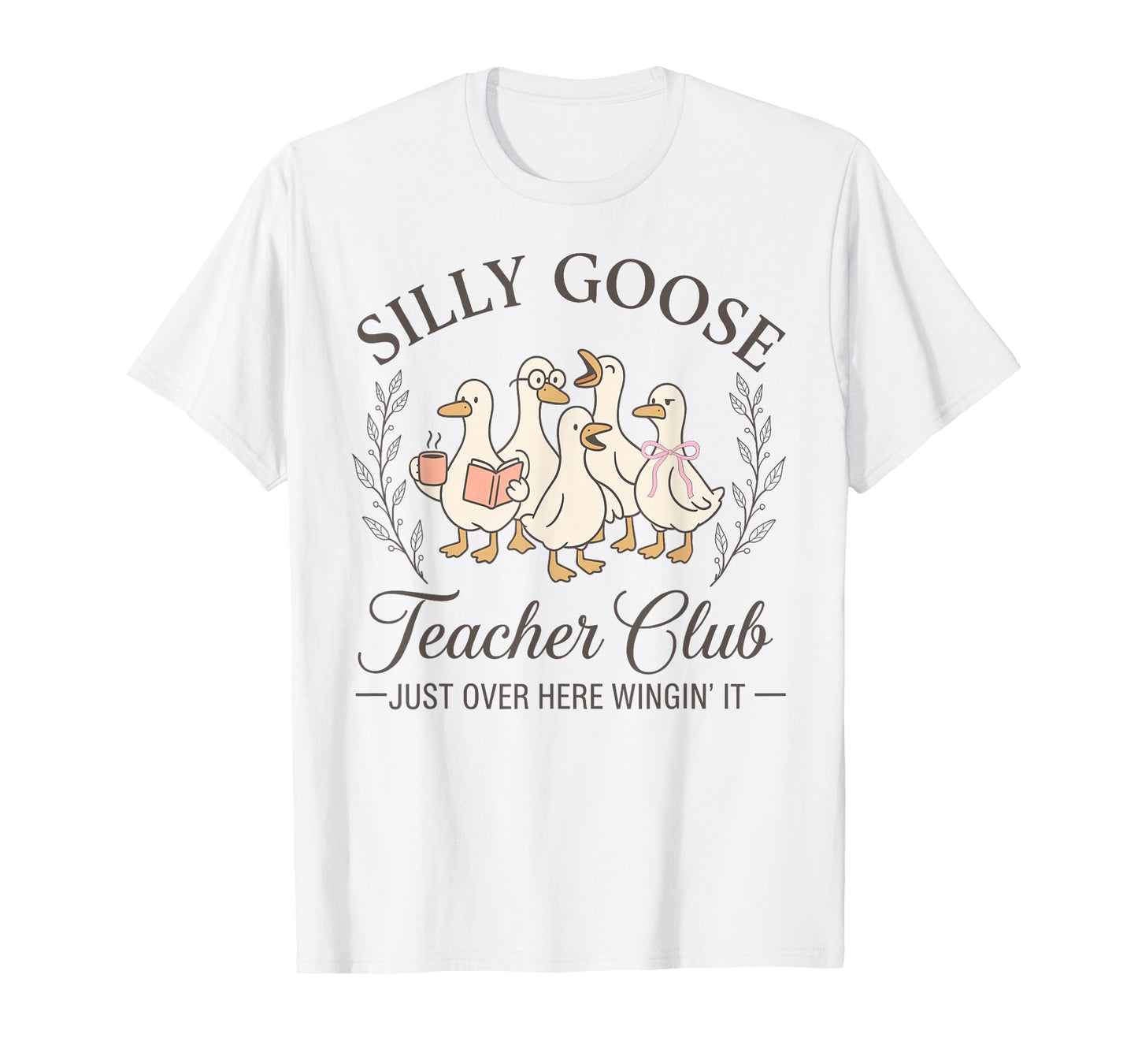 Funny Silly Goose Teacher Club Teacher Appreciation Gifts T-Shirt