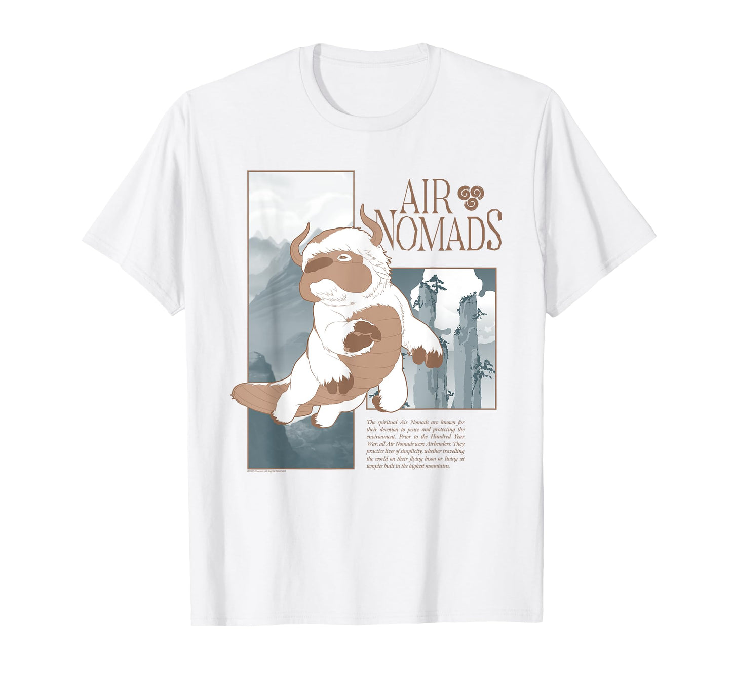 Avatar: The Last Airbender Appa Sky Bison Yip Yip TV Show T-Shirt
