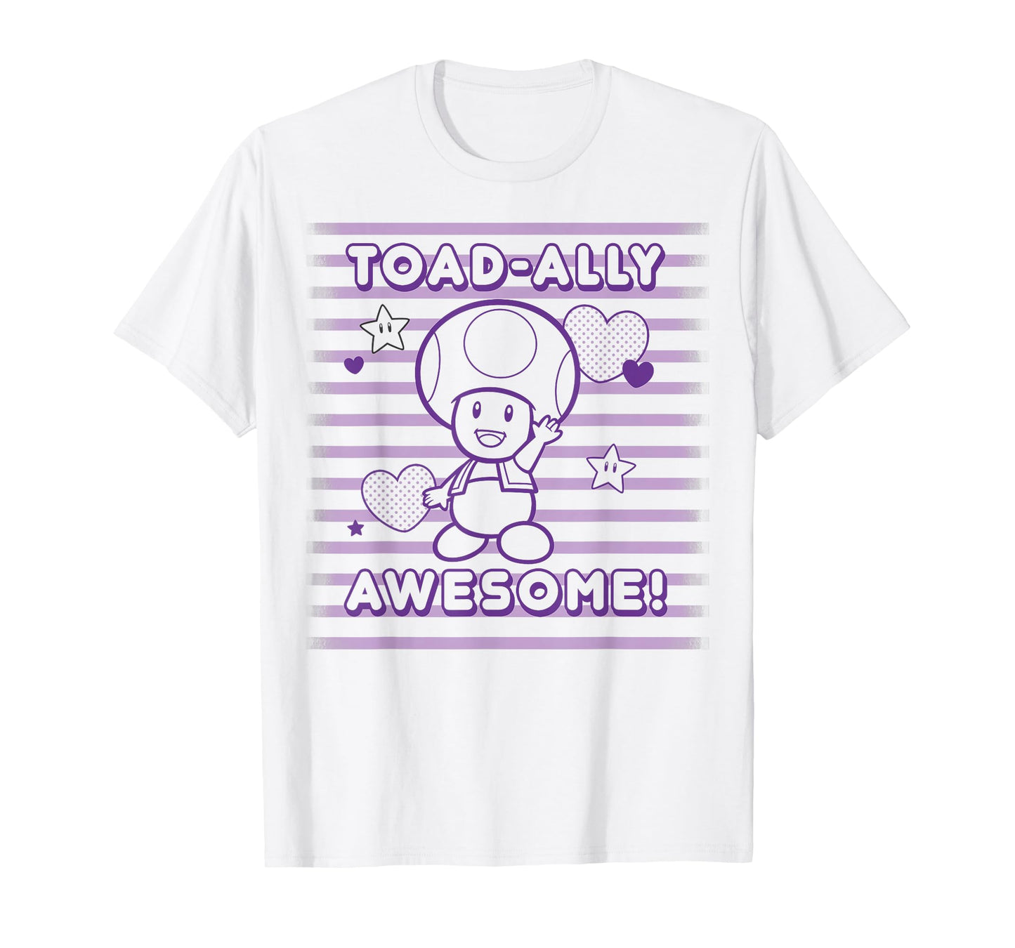 Nintendo Super Mario Toad-Ally Awesome Cute Graphic T-Shirt T-Shirt