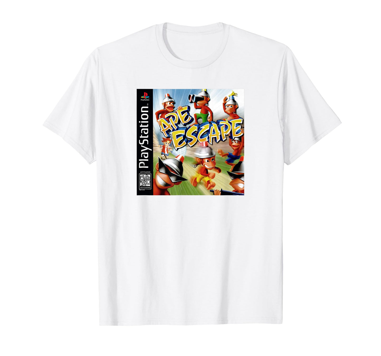 PlayStation Ape Escape PS1 Video Game Cover Art T-Shirt