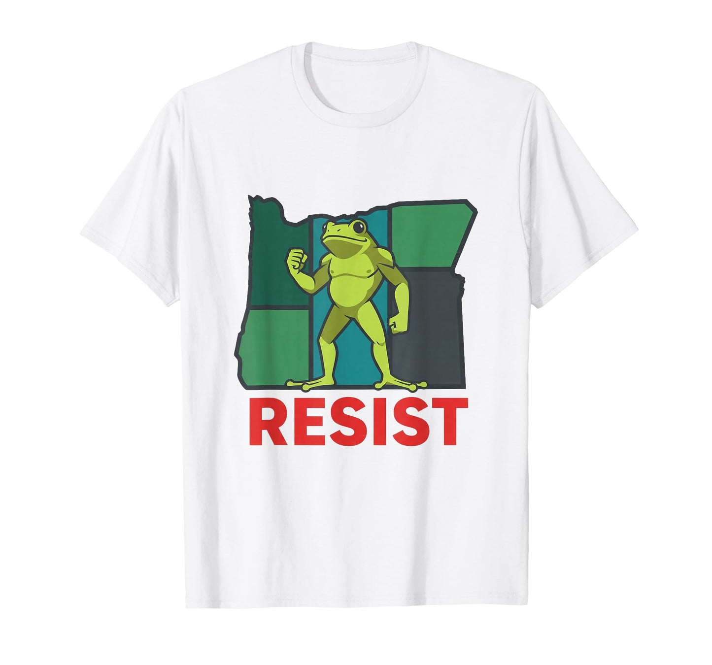 Portland Frog Protest Shirt Funny Portland Frog T-Shirt