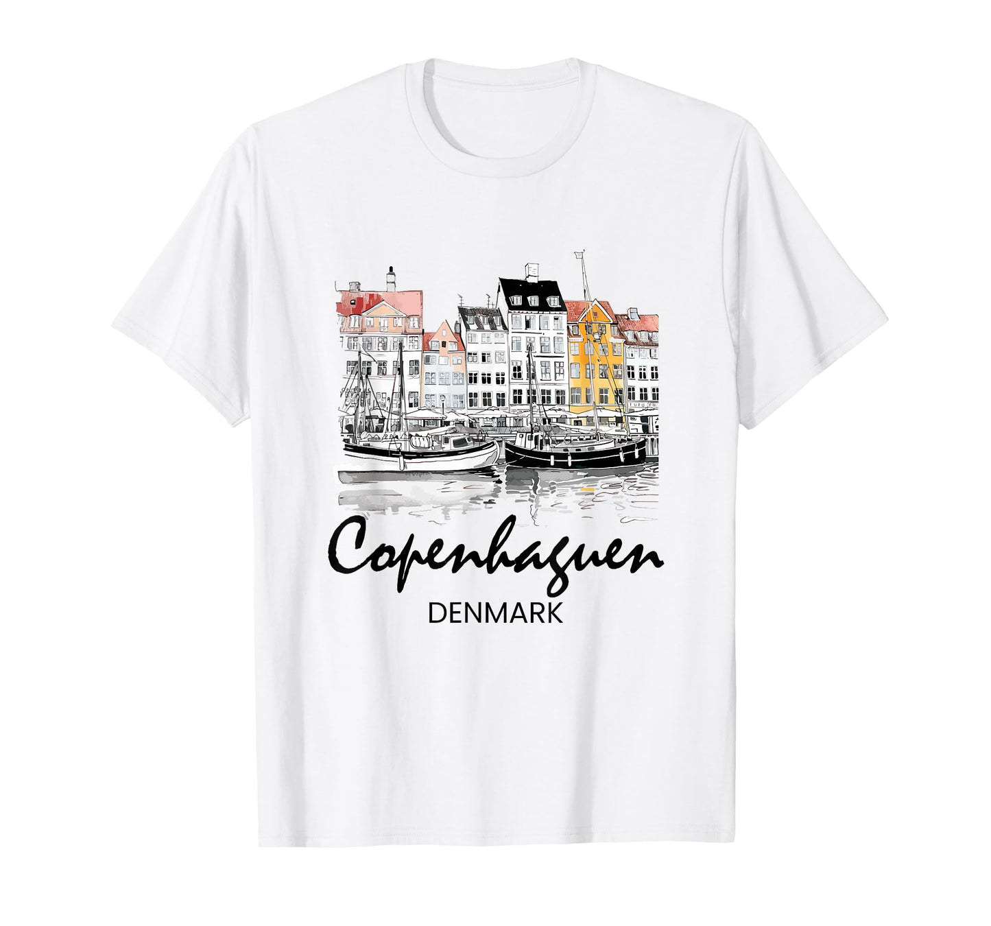 Copenhagen Denmark, danish T-Shirt