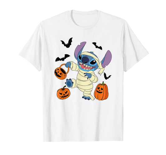 Disney Lilo & Stitch Halloween Funny Mummy Costume T-Shirt