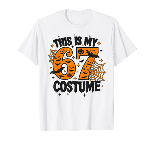 67 Sixty Seven Halloween Costume Design Funny 6 7 Meme T-Shirt