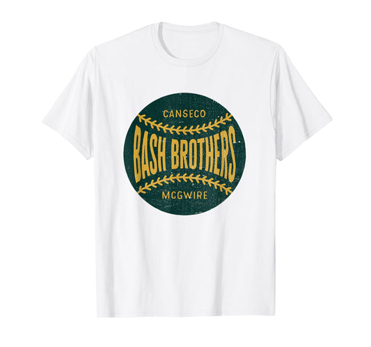 Distressed vintage-look Bash Brothers t-shirt | Baseball T-Shirt