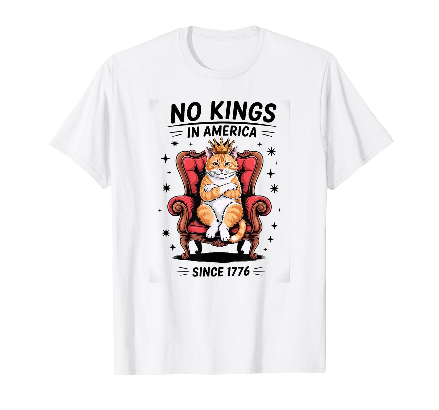 No Kings in America We The People Political Men Women T-Shirt