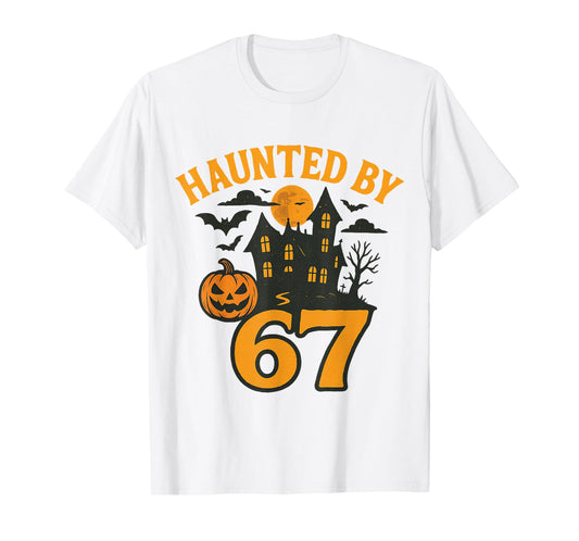 67 Meme Halloween Haunted Spooky - Six Seven Gen Alpha Z T-Shirt