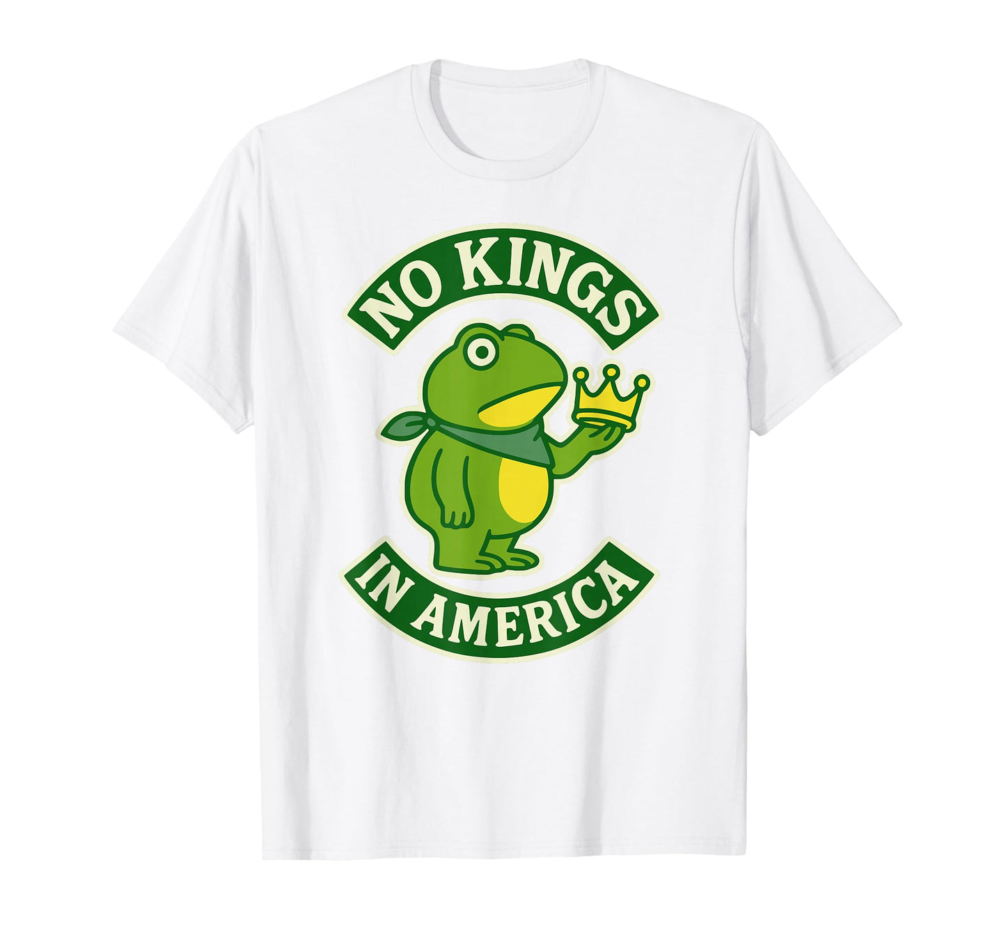 NO Kings in America Portland Protest Frog Motorcycle Club T-Shirt