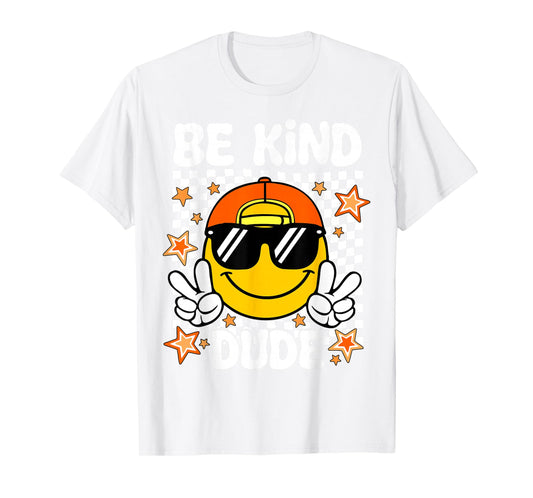 Dude Be Kind Unity Day Orange Anti Bullying Kindness Kids T-Shirt