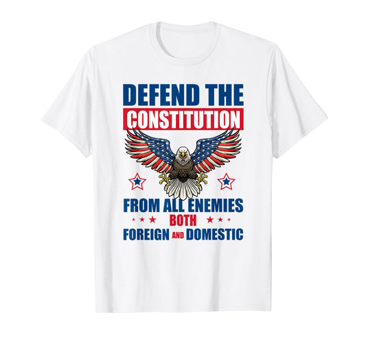 Defend The Constitution Resist Protest No Kings in America T-Shirt