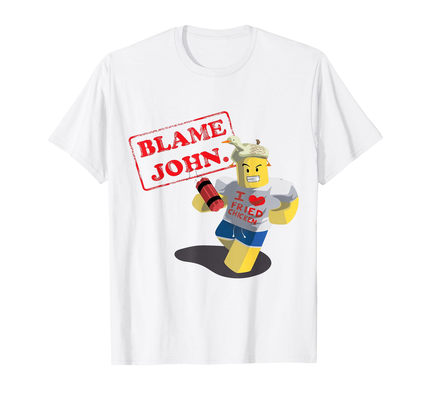 John Shedletsky i Love Fried Chicken Halloween Ghost T-Shirt