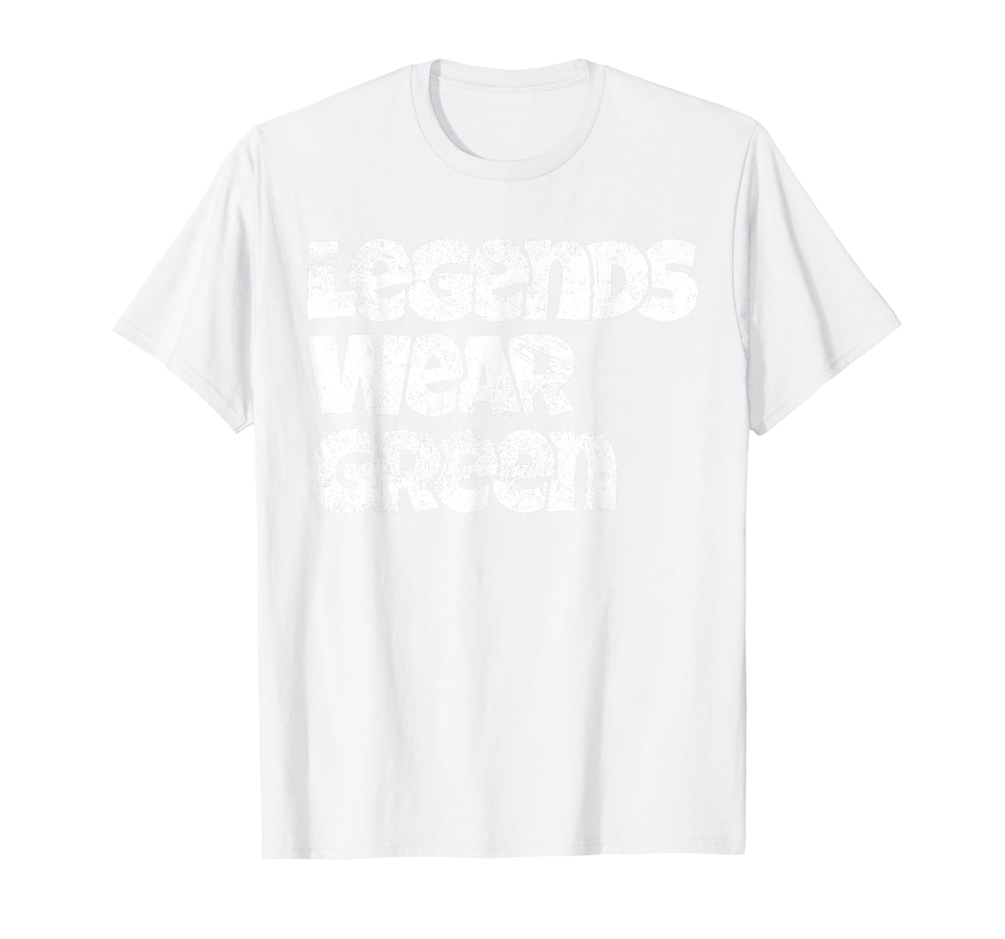 Legends Wear Green Spirit Wear Team Game Color War Funny T-Shirt