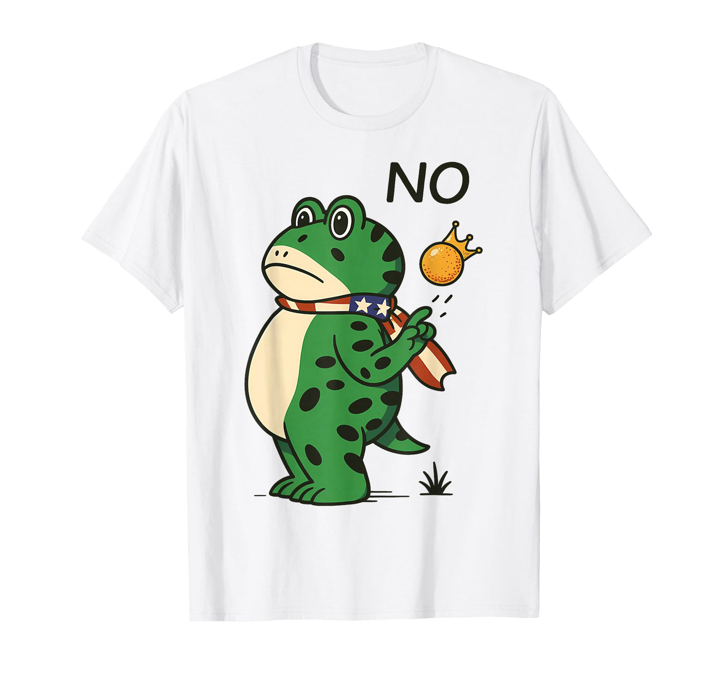 Frog Protest No Kings in America No Kings Since 1776 Frog T-Shirt