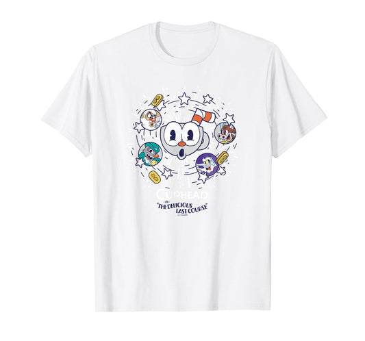 Cuphead: The Delicious Last Course Cuphead Character Group T-Shirt